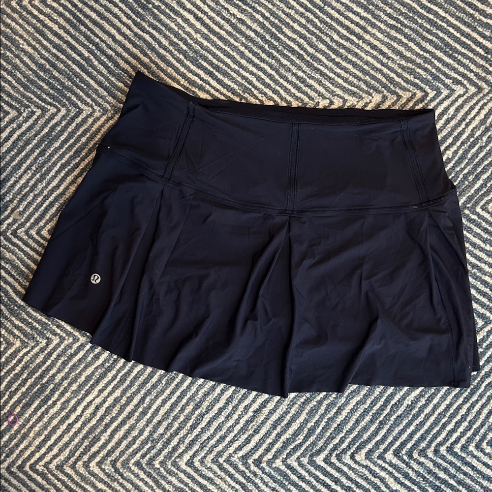 Lululemon Pace Navy Blue Skort. Size 8. - Picture 4 of 6